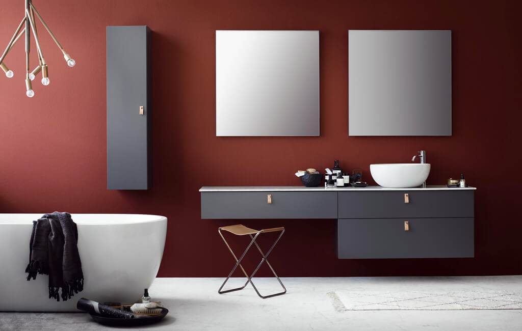 Svedbergs sid kommod tvättställ spegel badrum